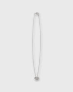 Load image into Gallery viewer, Small Oval East-West Pendant Necklace in Silver