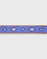 Load image into Gallery viewer, 1.25" African Beaded Belt in Blue Belmasi