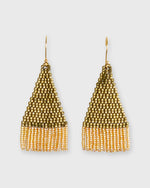 Load image into Gallery viewer, Sunset Earrings in Golden Olive
