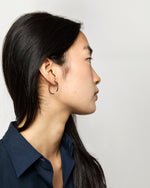 Load image into Gallery viewer, Color Field Hoop Earrings in Gunmetal