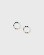 Load image into Gallery viewer, Aryna Hoop Earrings in Olive