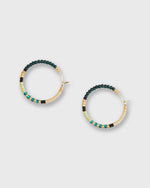 Load image into Gallery viewer, Aryna Hoop Earrings in Olive