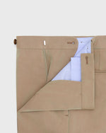 Load image into Gallery viewer, Side-Tab Dress Trouser in Khaki/Red Solaro
