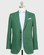 Load image into Gallery viewer, Kincaid No. 2 Jacket in Green Linen Hopsack