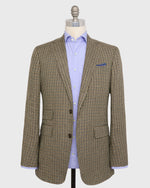 Load image into Gallery viewer, Virgil No. 2 Jacket in Olive/Brown Check Linen Twill