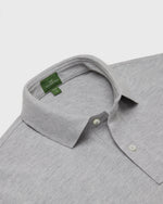 Load image into Gallery viewer, Court Polo in Heather Grey Pima Pique
