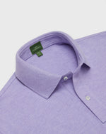 Load image into Gallery viewer, Court Polo in Heather Lavender Pima Pique