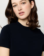 Load image into Gallery viewer, Lee Tee in Navy Cotton
