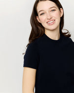 Load image into Gallery viewer, Lee Tee in Navy Cotton