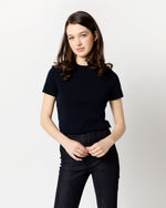 Load image into Gallery viewer, Lee Tee in Navy Cotton
