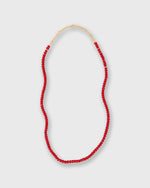 Load image into Gallery viewer, Medium African Beads in Red Whiteheart