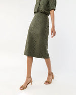 Load image into Gallery viewer, Ankle-Wrap Kitten Heel in Caramel Suede