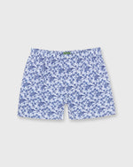 Load image into Gallery viewer, Button-Front Boxer Short in Ink Tiki Print Poplin