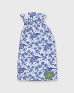 Load image into Gallery viewer, Button-Front Boxer Short in Ink Tiki Print Poplin