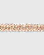 Load image into Gallery viewer, 1" Woven Double O-Ring Belt in Orange/Green/Bone Cotton