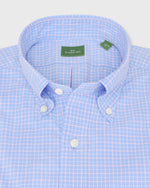 Load image into Gallery viewer, Button-Down Sport Shirt in Dutch/Pink/White Check Poplin