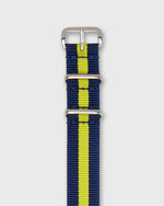 Load image into Gallery viewer, Nato Watch Strap in Blue/Yellow Stripe