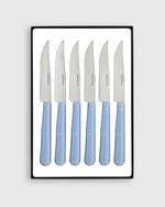 Load image into Gallery viewer, Steak Knives (Set of 6) in Acrylic Sky Blue