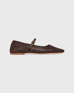 Load image into Gallery viewer, Handwoven Mary Jane in Chocolate Leather