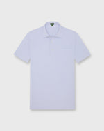Load image into Gallery viewer, Short-Sleeved Polo in Pale Blue Pima Pique