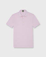 Load image into Gallery viewer, Short-Sleeved Polo in Pale Pink Pima Pique