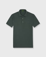Load image into Gallery viewer, Short-Sleeved Polo in Dark Spruce Pima Pique