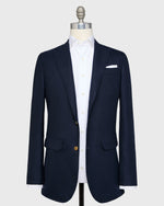 Load image into Gallery viewer, Vesper Blazer in Navy Cashmere Hopsack