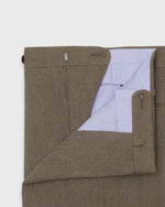 Load image into Gallery viewer, Dress Trouser in Flax Quattro Hopsack