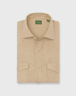 Load image into Gallery viewer, Western Work Shirt in Khaki Lightweight Twill