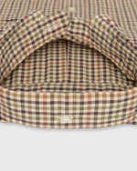 Load image into Gallery viewer, Button-Down Sport Shirt in Brown/Olive/Red Guncheck Twill