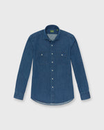 Load image into Gallery viewer, Work Shirt in Medium Wash Indigo Denim