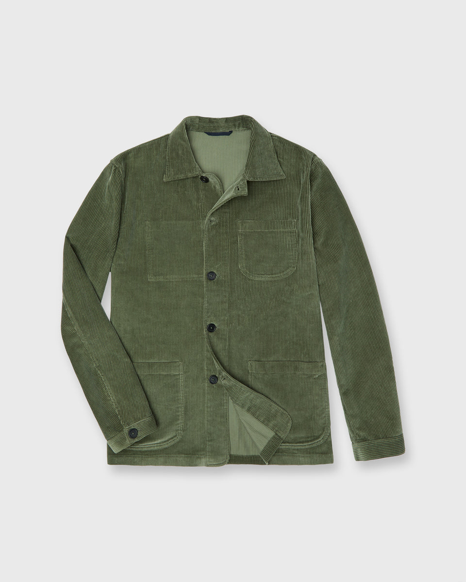 Chore Jacket in Sage Corduroy | Shop Sid Mashburn