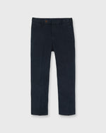 Load image into Gallery viewer, Garment-Dyed Sport Trouser in Navy High Ridge Twill