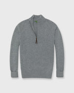 Load image into Gallery viewer, Half-Zip Sweater in Oxford Grey Cashmere