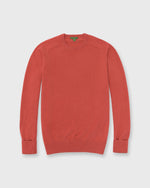 Load image into Gallery viewer, Classic Crewneck Sweater in Carmine Cashmere