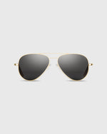 Load image into Gallery viewer, Concorde Sunglasses in 23K Gold/American Gray
