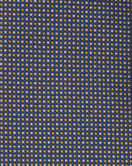 Load image into Gallery viewer, Silk Woven Tie in Navy/Yellow/Bone Diamond