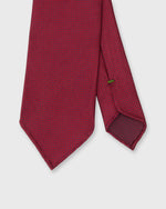 Load image into Gallery viewer, Silk Woven Tie in Red/Navy Diamond
