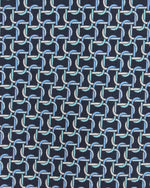 Load image into Gallery viewer, Silk Print Tie in Blue/Sky/Green Links