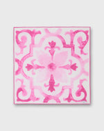 Load image into Gallery viewer, Cotton Print Pocket Square in Pink Tapestry