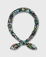 Load image into Gallery viewer, Anyway Scarf in Navy/Multi Fairytale Forest Liberty Fabric