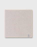 Load image into Gallery viewer, Cotolino Print Pocket Square in Bone/Navy Mini Paisley