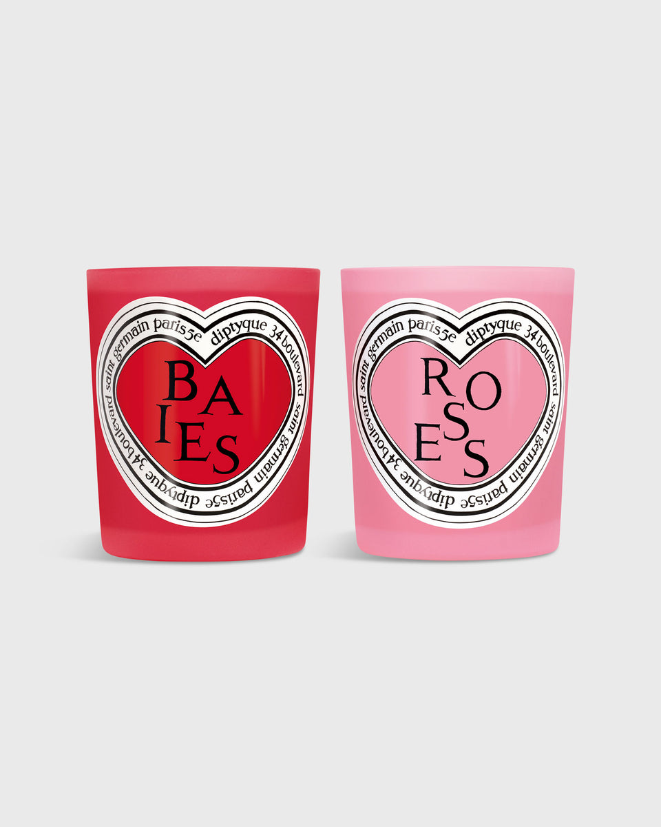 Diptyque キャンドルセットDUO BAIES & ROSES Limited Edition Candle Duo in Baies & Roses | Shop Ann Mashburn