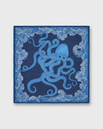 Load image into Gallery viewer, Poseidon Small Square Scarf in Azure
