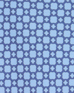 Load image into Gallery viewer, Silk Print Tie in Sky/Navy Foulard