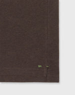 Load image into Gallery viewer, Court Polo in Heather Brown Pima Pique