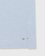 Load image into Gallery viewer, Court Polo in Heather Pale Blue Pima Pique