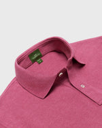 Load image into Gallery viewer, Court Polo in Heather Berry Pima Pique