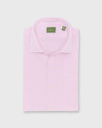 Load image into Gallery viewer, Spread Collar Sport Shirt in Pink Small Graph Check Poplin