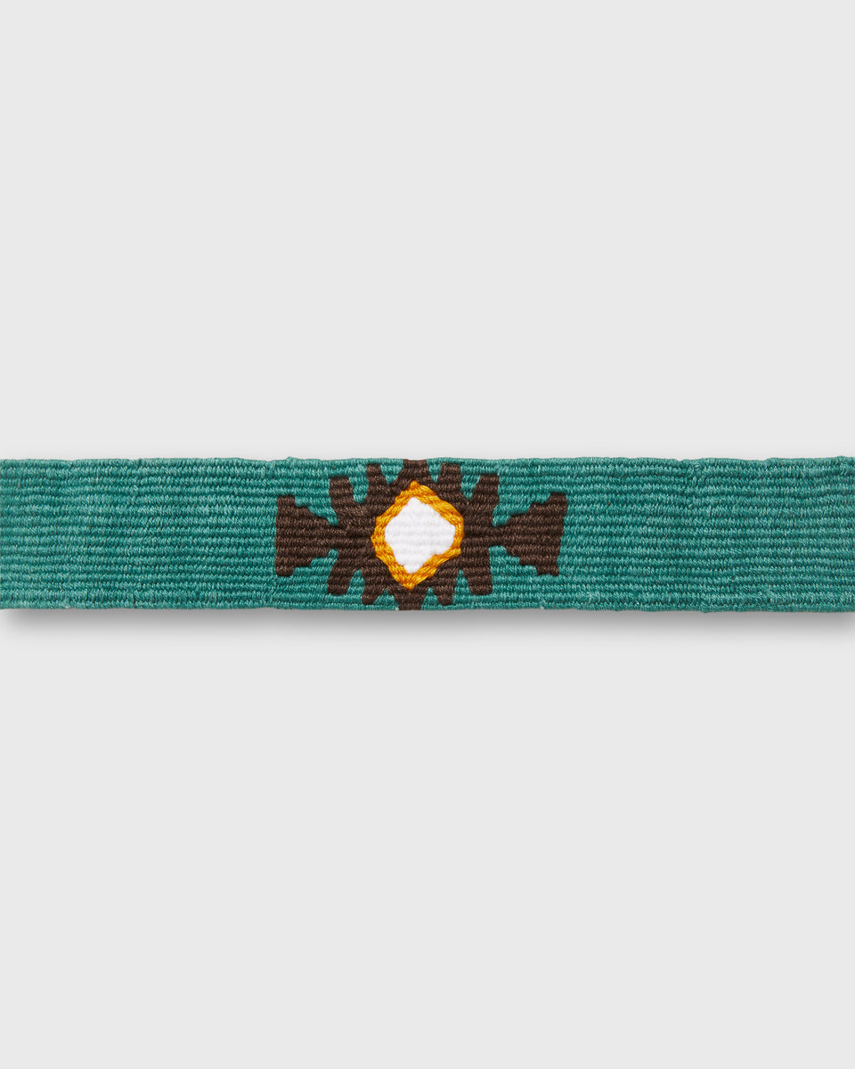 Hand-Loomed D-Ring Belt in Sage Tribal | Sid Mashburn | Shop Sid Hand-Loomed D-Ring Belt in Sage Tribal | Sid Mashburn | Shop Sid